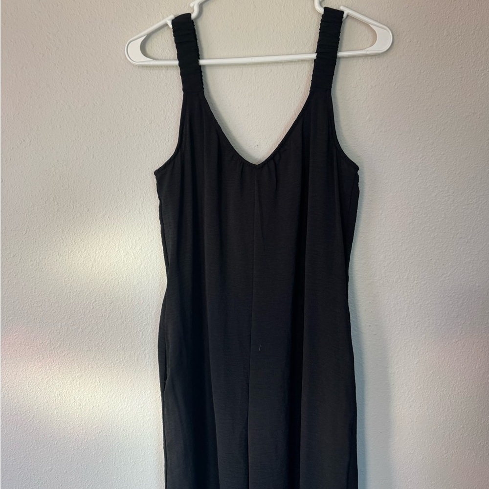 Maurices Black Strapless Jumpsuit